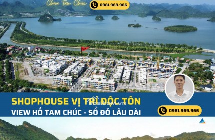 Mở bán biệt thự, shophouse Flamingo Golden Hill Hà Nam cạnh khu du lịch Tam Chúc, nơi đón hàng triệu lượt khách du lịch mỗi năm.